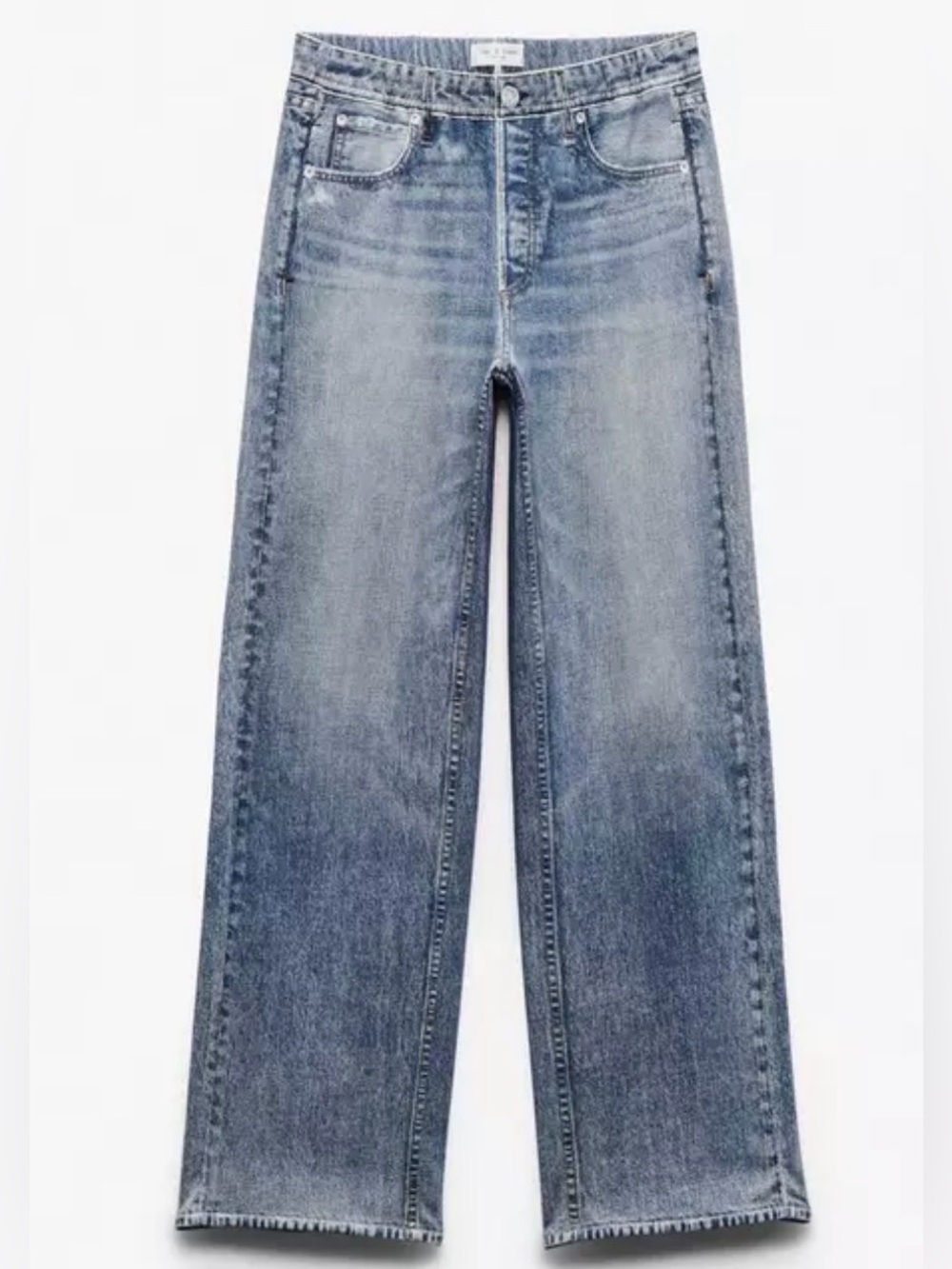 rag & bone rb Miramar Wide-leg Pant in Scarlet size medium